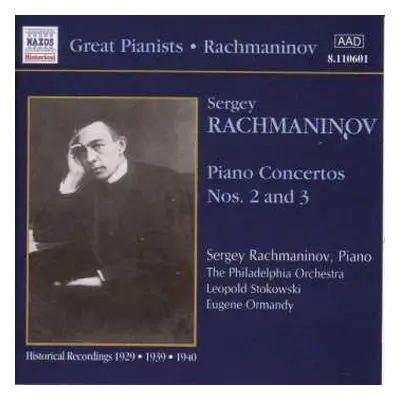 CD Sergei Vasilyevich Rachmaninoff: Piano Concertos Nos. 2 And 3