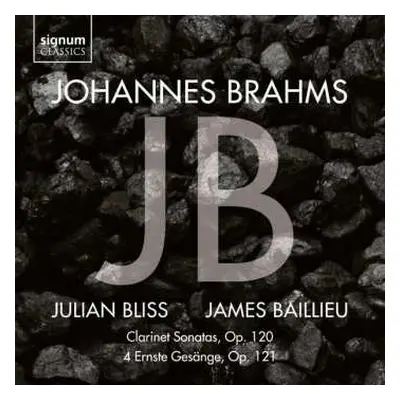 CD Johannes Brahms: Sonaten Für Klarinette & Klavier Op.120 Nr.1 & 2