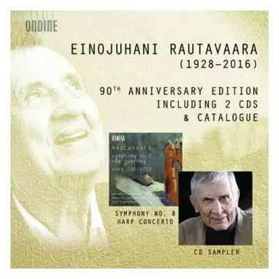 2CD Einojuhani Rautavaara: 90th Anniversary Edition: Harp Concerto & 8th Symphony; Sampler