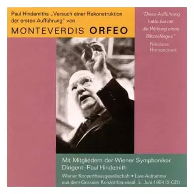 2CD Claudio Monteverdi: L'orfeo