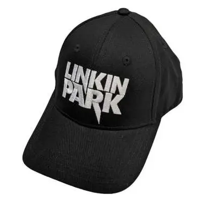 Linkin Park Unisex Baseball Cap: White Logo