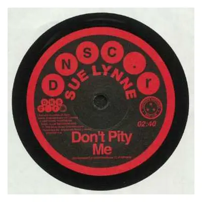 SP Sue Lynne: Don't Pity Me