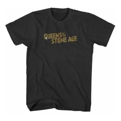 Tričko Bullet Shot Logo Queens Of The Stone Age XL