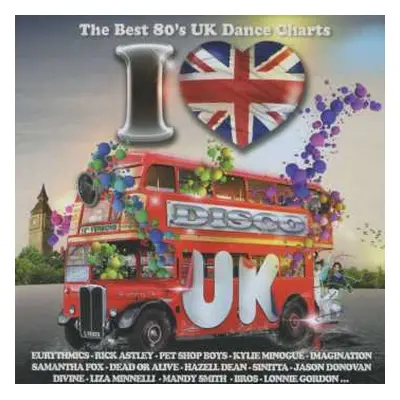 2CD Various: I Love Disco UK 80's