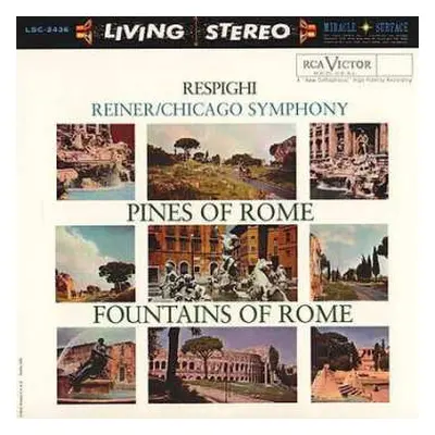 2LP Fritz Reiner: Pines Of Rome / Fountains Of Rome