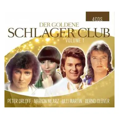 4CD Orloff,peter-maerz,marion-martin,ulli-clüver,b: Der Goldene Schlagerclub Vol.1