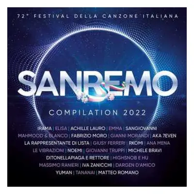 2LP Various: Sanremo - 72° Festival Della Canzone Italiana Compilation 2022 CLR