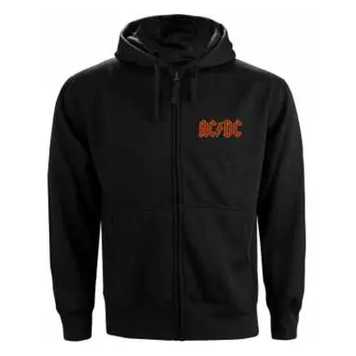 Dámská Mikina Na Zip Logo Ac/dc XS