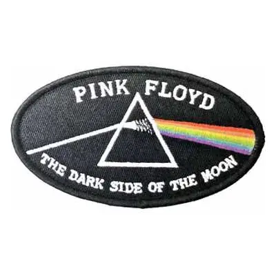 Nášivka Dark Side Of The Moon Oval Black Border