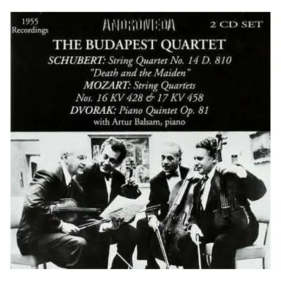 2CD Wolfgang Amadeus Mozart: Budapest Quartet