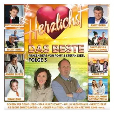 CD Various: Herzlichst - Das Beste Präsentiert Von Romy & Stefan Dietl - Folge 3