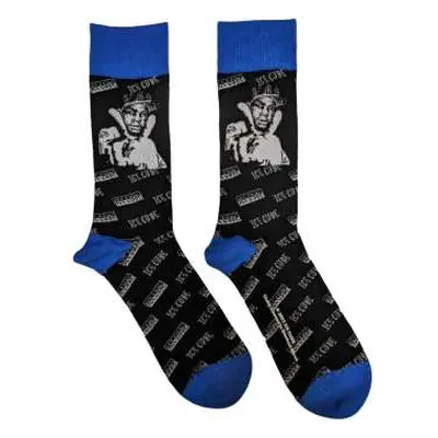 Ice Cube Unisex Ankle Socks: B&w Photo (uk Size 7 - 11) 42 - 47