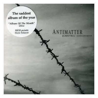 CD Antimatter: Planetary Confinement