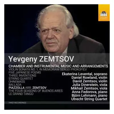 CD Yevgeny Zemtsov: Chamber And Instrumental Music And Arrangements