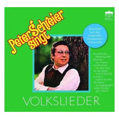 CD Peter Schreier: Peter Schreier Singt Die Schönsten Deutschen Volkslieder