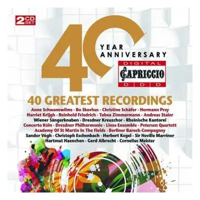 2CD Georg Philipp Telemann: Capriccio-sampler "40 Greatest Recordings"