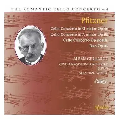 CD Alban Gerhardt: Cello Concerto In G Major Op 42 / Cello Concerto In A Minor Op 52 / Cello Con