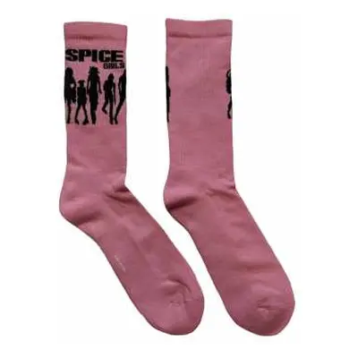 The Spice Girls Unisex Ankle Socks: Silhouette (uk Size 7 - 11) 42 - 47