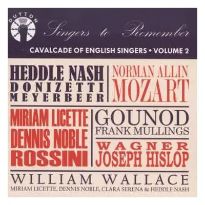 CD Various: Cavalcade Of English Singers Vol.2