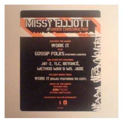 2LP Missy Elliott: Under Construction (Edited Version)