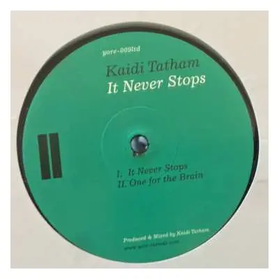 LP Kaidi Tatham: It Never Stops LTD