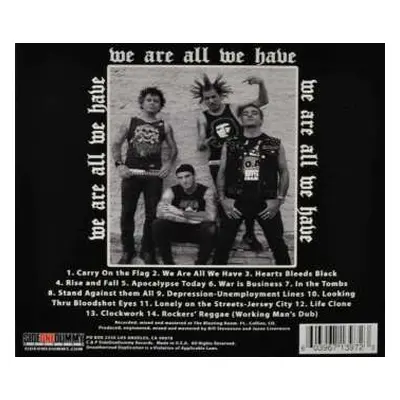 CD The Casualties: We Are All We Have