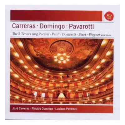 CD José Carreras: Carreras - Domingo - Pavarotti (The 3 Tenors Sing Puccini - Verdi - Donizetti 