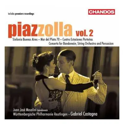 CD Astor Piazzolla: Piazzolla Vol. 2 (Sinfonía Buenos Aires / Mar Del Plata 70 / Cuatro Estacion