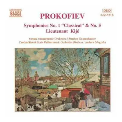 CD Sergei Prokofiev: Symphonies No.1 "Classical" / Symphony No.5 / Lieutenant Kijé