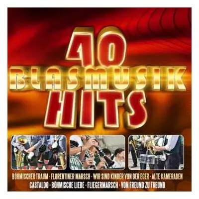 2CD Unterhaltungsmusik/schlager/instrumental: 40 Blasmusik Hits