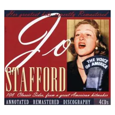 4CD Jo Stafford: Her Greatest Hits Expertly Remastered