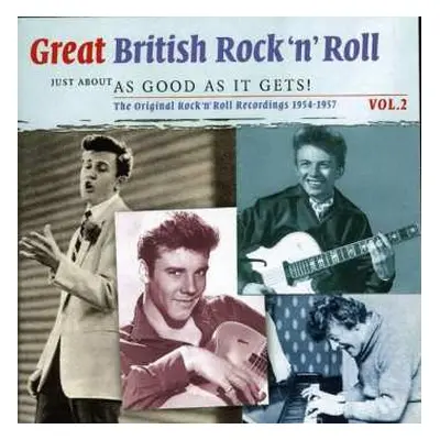 2CD Various: Great British Rock 'n' Roll - Vol.2 - The Original Rock 'n' Roll Recordings 1954-19