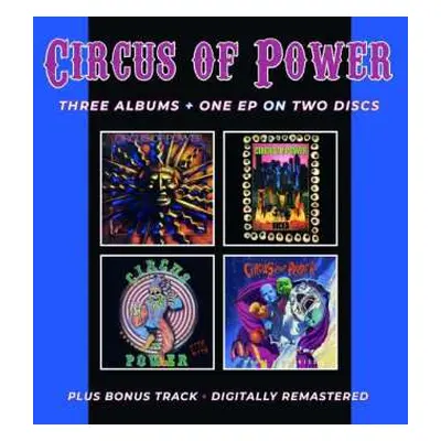 2CD Circus Of Power: Circus Of Power / Vices / Live At The Ritz / Magic & Madness