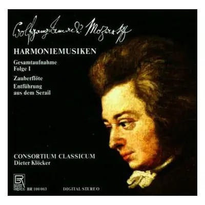 CD Wolfgang Amadeus Mozart: Harmoniemusiken Gesamtaufnahme Folge I - Zauberflöte, Entführung aus