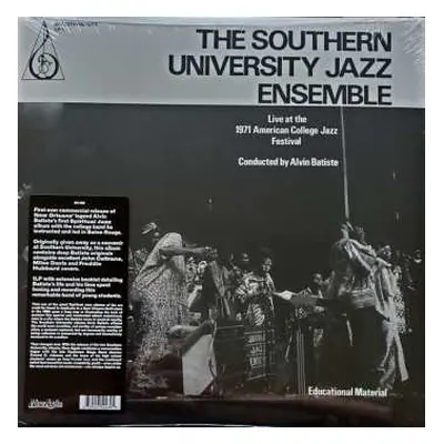 LP The Southern University Jazz Ensemble: Live At The 1971 American College Jazz Festival