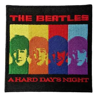 The Beatles Standard Woven Patch: A Hard Day's Night Faces