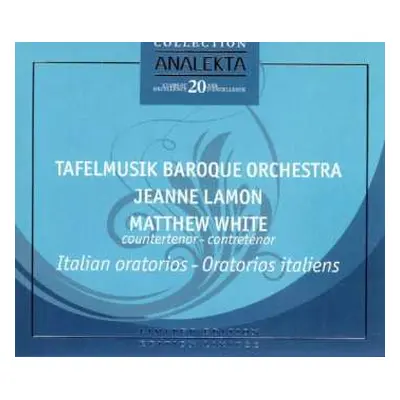 CD Jan Dismas Zelenka: Tafelmusik-ensemble - Italian Oratorios