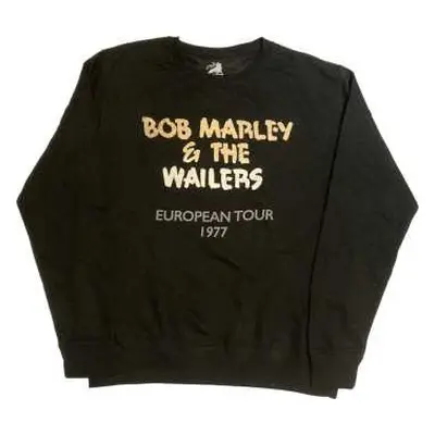 Bob Marley Unisex Sweatshirt: Wailers European Tour '77 (medium) M