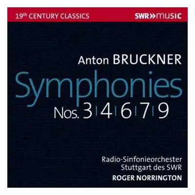 5CD Anton Bruckner: Symphonien Nr.3,4,7,9