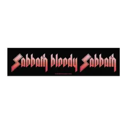 Super Nášivka Sabbath Bloody Sabbath