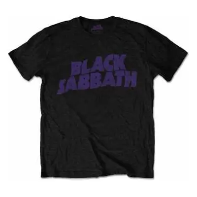 Tričko Wavy Logo Black Sabbath Vintage XXXXL