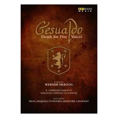 DVD Carlo Gesualdo Von Venosa: Gesualdo - Death For Five Voices