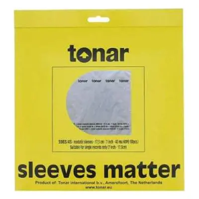 Tonar Nostatic 7" Sleeves