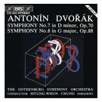 CD Antonín Dvořák: Symphonies 7 & 8