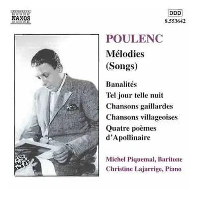 CD Francis Poulenc: Mélodies (Songs)