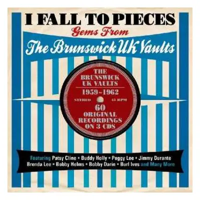 3CD Various: I Fall To Pieces - Gems From The Brunswick UK Vaults