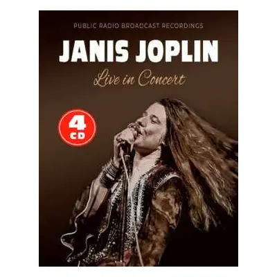 4CD Janis Joplin: Live In Concert