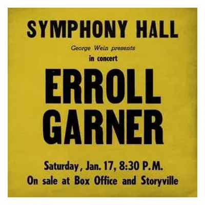 CD Erroll Garner: Symphony Hall Concert