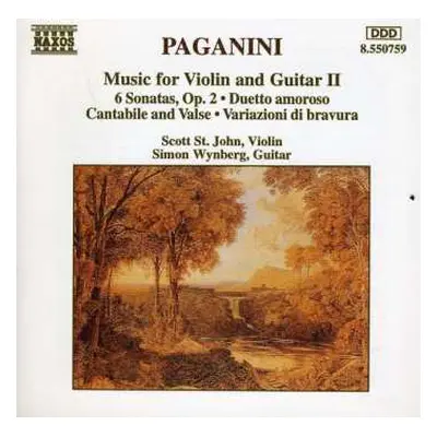 CD Niccolò Paganini: Music For Violin And Guitar II