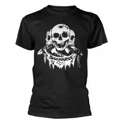 Tričko 3 Skulls (black) L